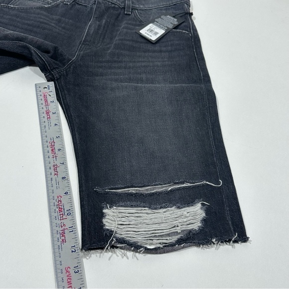 Hudson Made in USA Women Sloane Bermuda Shorts Distressed - Picture 9 of 9